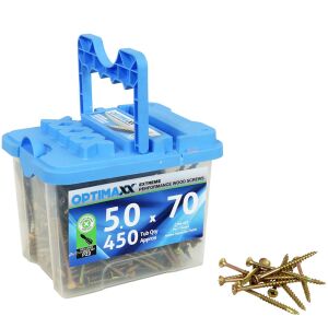 5.0 x 70  (450) Optimaxx Performance Woodscrew Tub