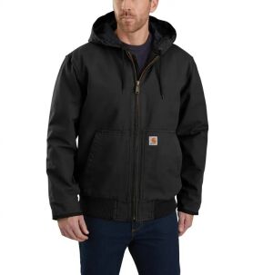 Carhartt Duck Insulated Active Jacket - Black - Large