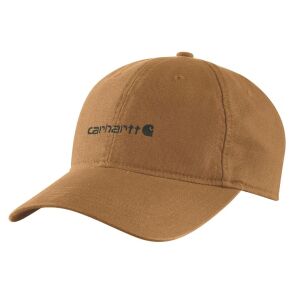 Carhartt Canvas Embroidered Graphic Cap - Brown - One Size