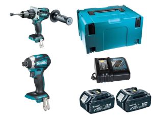 Makita DLX2176TJ 18V 2Pcs Combo Kit LXT 2 x 5.0 Batteries 18V