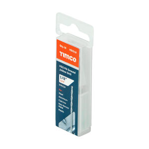 Timco 1/8" HSS Fully Ground Jobber Drill (Pack of 10)